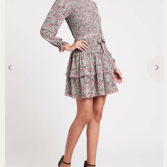 NWT La Vie Rebecca Taylor Camila Floral Dress - Picture 3 of 8